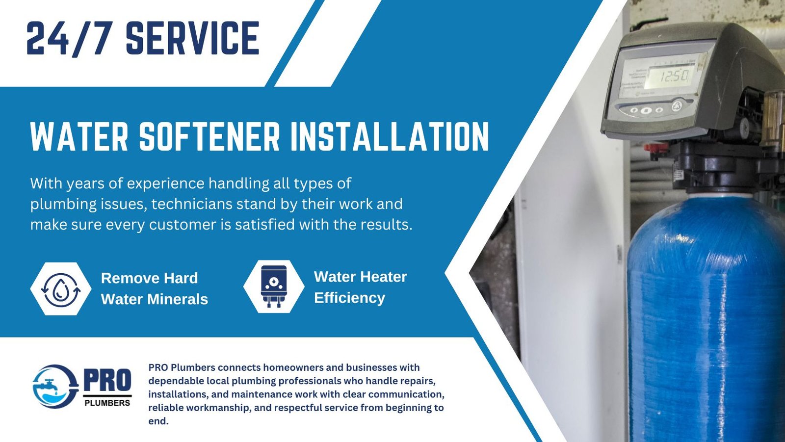 Water softener installation in Santa Cruz, CA